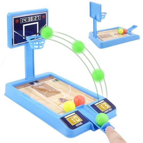 ZMDMAH Desktop Basketballspiel, Finger Basketball, Basketball Flipper, Finger Basketball Spiel, Mini Finger Spielzeug Basketball, Basketball Desktop Spielzeug für 6 7 8 9 Jahre Jungen und Mädchen ZMDMAH Desktop Basketballspiel, Finger Basketball, Basketball Flipper, Finger Basketball Spiel, Mini Finger Spielzeug Basketball, Basketball Desktop Spielzeug für 6 7 8 9 Jahre Jungen und Mädchen von ZMDMAH
