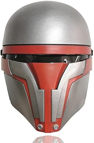 ZMJCC Alien War Darth Revan Harz Maske Cosplay Deluxe Harz Halloween Kostüm Requisiten Rot, Rot/Ausflug, einfarbig (Getaway Solids), Einheitsgr��e von ZMJCC