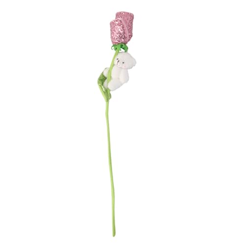 Bunter Blumenbär für Hochzeitsdekoration, Stofftiere, Plüschpaar, handgefertigt, Verlobungsfeier, Partyzubehör Bunter Blumenbär für Hochzeitsdekoration, Stofftiere, Plüschpaar, handgefertigt, Verlobungsfeier, Partyzubehör von ZMYING