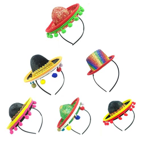 ZMYING 6 Stück sortierte Feiertags-Stirnbänder, Partyhut, Weihnachten, Halloween, Ostern, Partys, festliche Anlässe ZMYING 6 Stück sortierte Feiertags-Stirnbänder, Partyhut, Weihnachten, Halloween, Ostern, Partys, festliche Anlässe von ZMYING