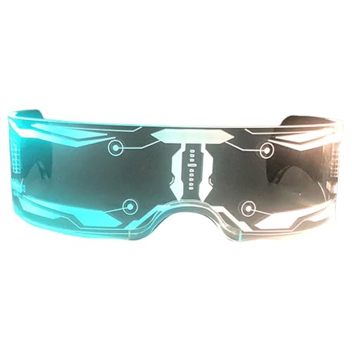 ZMYING Beleuchtete Nachtclub-Brille, LED, blinkende Brille, Halloween-Dekoration, Brille für Geburtstage, Festivals und Nachtclub ZMYING Beleuchtete Nachtclub-Brille, LED, blinkende Brille, Halloween-Dekoration, Brille für Geburtstage, Festivals und Nachtclub von ZMYING