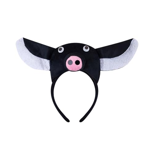 ZMYING Haarreif, Schweineohren, Schweineohren, Plüsch, für Halloween, Cosplay, Make-up, Waschen, Gesicht, Bühne, Spielen, Haarreifen, Foto-Requisiten ZMYING Haarreif, Schweineohren, Schweineohren, Plüsch, für Halloween, Cosplay, Make-up, Waschen, Gesicht, Bühne, Spielen, Haarreifen, Foto-Requisiten von ZMYING
