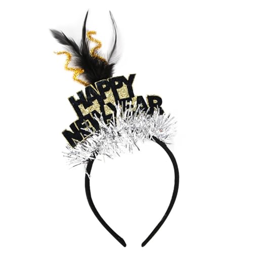 ZMYING Neujahr Stirnband Mode Kopf Hoop Festlich Haar Ornament Vielseitiges Styling Werkzeug Für Kinder Erwachsene Foto Requisiten von ZMYING