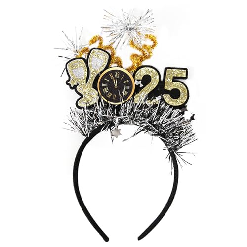 ZMYING Neujahr Stirnband Mode Kopf Hoop Festlich Haar Ornament Vielseitiges Styling Werkzeug Für Kinder Erwachsene Foto Requisiten von ZMYING