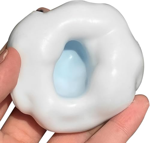 ZMaglorian， Stress Relief Ball, Stress Relief Sand Sticky Ball, Kunststoff Vakuum Ball, Erwachsene Stress Relief Spielzeug, Farbige Perlen, Squeezing Spielzeug von ZMaglorian