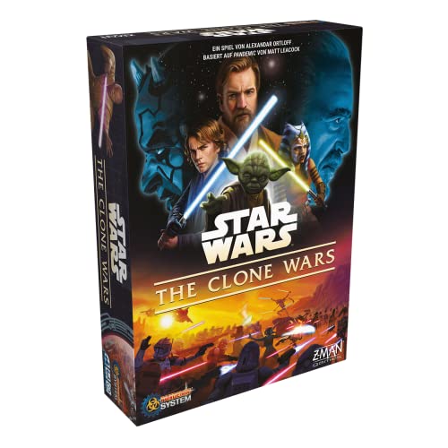 ZMan, Star Wars: The Clone Wars – Ein Brettspiel mit dem Pandemic-System, Kennerspiel, Brettspiel, 1-5 Spieler, Ab 14+ Jahren, 60 Minuten, Deutsch ZMan, Star Wars: The Clone Wars – Ein Brettspiel mit dem Pandemic-System, Kennerspiel, Brettspiel, 1-5 Spieler, Ab 14+ Jahren, 60 Minuten, Deutsch von ZMan