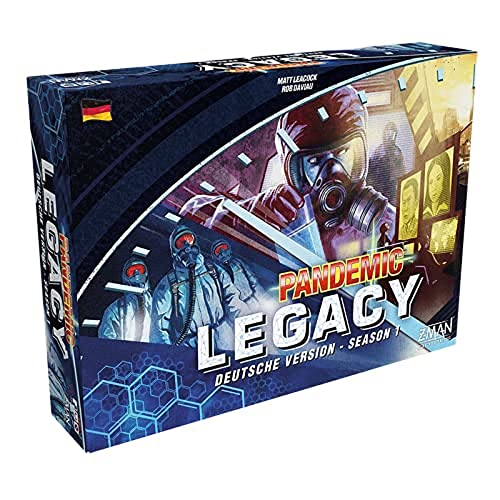ZMan, Pandemic: Legacy – Season 1 (blau), Nominiert zum Kennerspiel des Jahres 2016, Brettspiel, 2-4 Spieler, Ab 14+ Jahren, 60+ Minuten, Deutsch von Z-Man Games