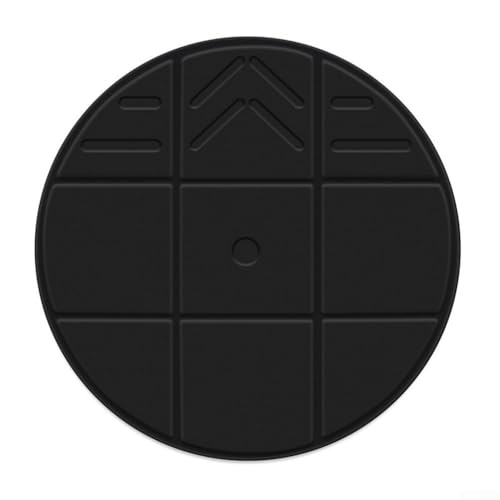 Schlanke, rutschfeste PU-Spielmatte zur Verbesserung Ihrer virtuellen Realität auf der Meta Quest3S Konsole (schwarz) von ZMdooreasy