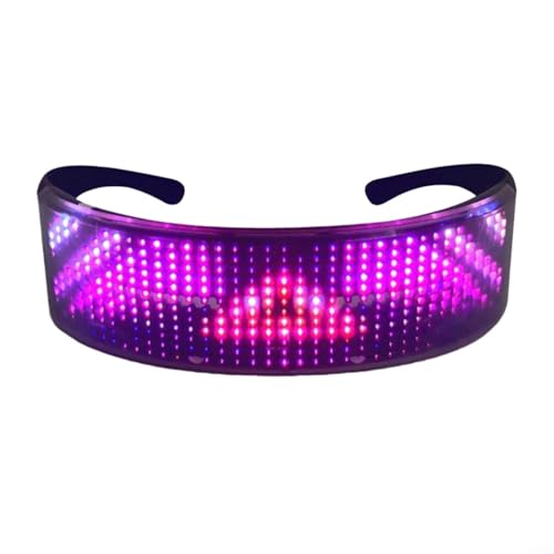 ZMdooreasy LED-Leuchtbrille, ideal für Partys, Geburtstage oder Halloween-Festlichkeiten ZMdooreasy LED-Leuchtbrille, ideal für Partys, Geburtstage oder Halloween-Festlichkeiten von ZMdooreasy