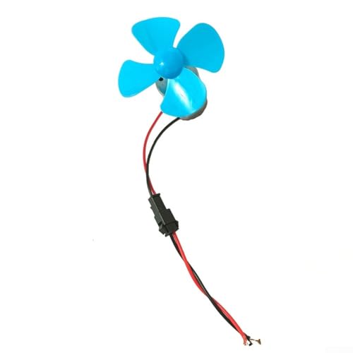 ZMdooreasy Windturbinen-Generator-Kit, Windkraft-Set, pädagogisches DIY-Wissenschafts-Gleichstrom-Motor-Kit mit kleinem Lüfterblatt zum Lernen von Elektronik, Physik für erneuerbare Energien von ZMdooreasy