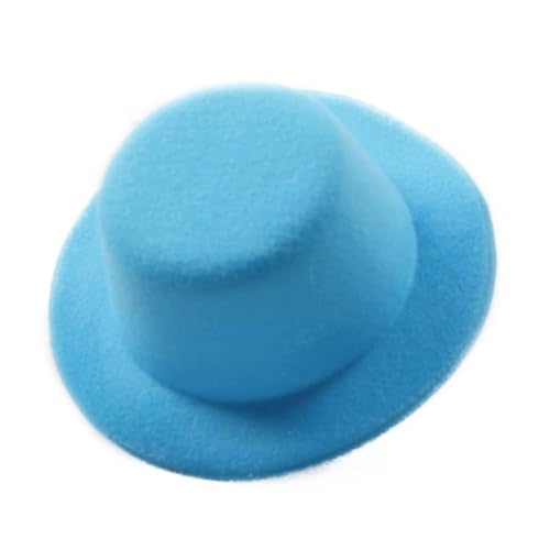 ZNJAMN Zylinder Fascinator-Hut aus Filz for Damen, rund, einfarbig, klein, Plüschhut FüR Party(Color10) von ZNJAMN