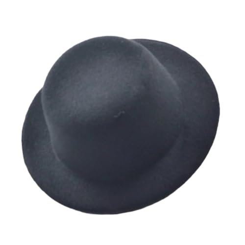ZNJAMN Zylinder Fascinator-Hut aus Filz for Damen, rund, einfarbig, klein, Plüschhut FüR Party(Color2) von ZNJAMN