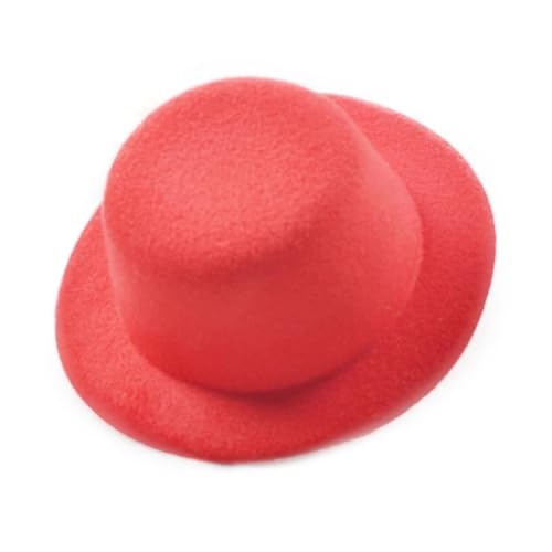 ZNJAMN Zylinder Fascinator-Hut aus Filz for Damen, rund, einfarbig, klein, Plüschhut FüR Party(Color5) von ZNJAMN
