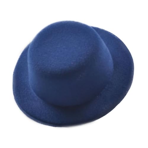 ZNJAMN Zylinder Fascinator-Hut aus Filz for Damen, rund, einfarbig, klein, Plüschhut FüR Party(Color6) von ZNJAMN