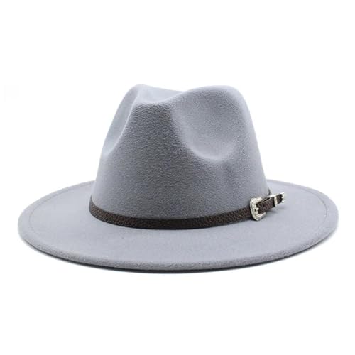 ZNJAMN Zylinder Filz Jazz Fedora Hut for Frauen Männer Gentleman Hochzeit Party FüR Party(Color6) von ZNJAMN