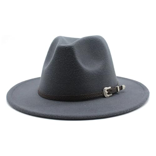 ZNJAMN Zylinder Filz Jazz Fedora Hut for Frauen Männer Gentleman Hochzeit Party FüR Party(Color7) von ZNJAMN