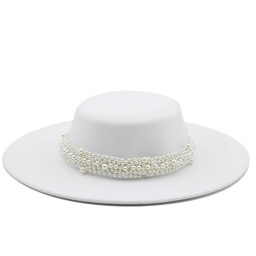 ZNJAMN Zylinder Flat Top Fedora Hüte for Frauen Zylinder for Party Hochzeit FüR Party(Color4) von ZNJAMN