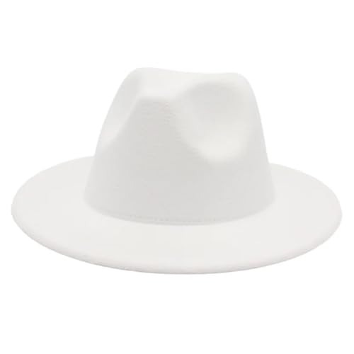ZNJAMN Zylinder Frauen Fedora Hut Herbst Winter Männer Top Hüte FüR Party(Color1) von ZNJAMN