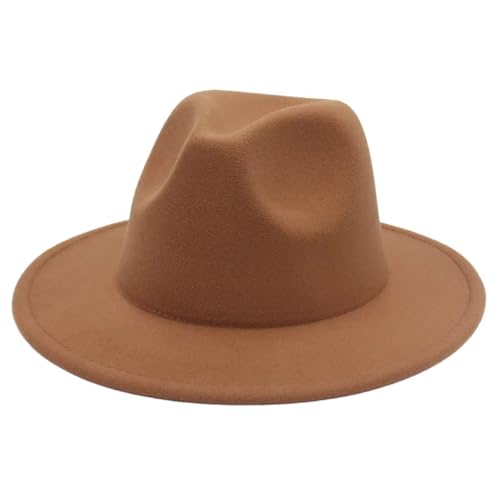 ZNJAMN Zylinder Frauen Fedora Hut Herbst Winter Männer Top Hüte FüR Party(Color8) von ZNJAMN