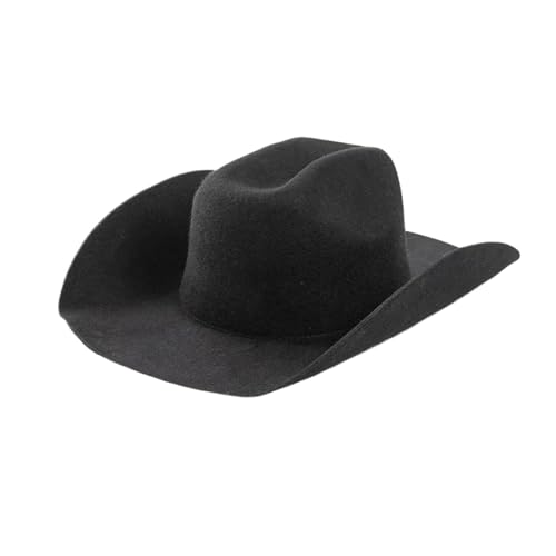 ZNJAMN Zylinder Herren Zylinderhut Wolle Bowler Hut Vintage Jazz Cap FüR Party(Color1) von ZNJAMN