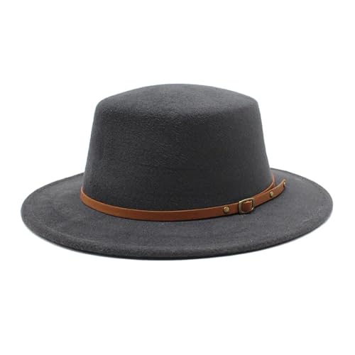ZNJAMN Zylinder Kleine Größe Fedora Hüte Flat Top Filz Jazz Hut Formale Party Kleid Kappe FüR Party(Color4) von ZNJAMN