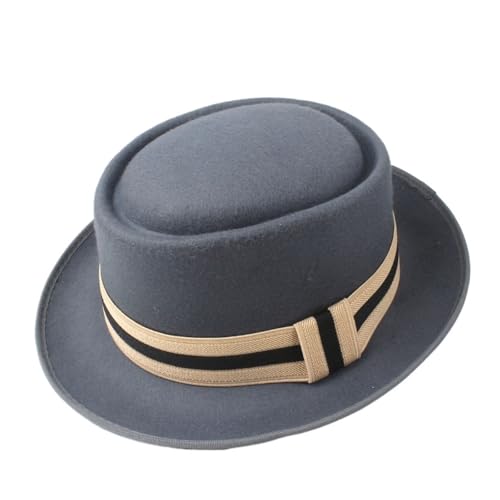 ZNJAMN Zylinder Männer Frauen Fedora Hut for Gentleman Outdoor Flache Jazz FüR Party(Color2) von ZNJAMN