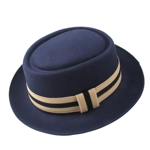 ZNJAMN Zylinder Männer Frauen Fedora Hut for Gentleman Outdoor Flache Jazz FüR Party(Color5) von ZNJAMN