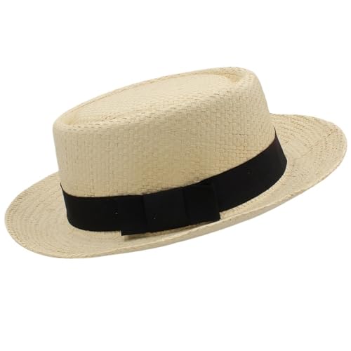 ZNJAMN Zylinder Männer Frauen Klassische Strohhüte Fedora Sonnenhüte Trilby Caps FüR Party(Color2) von ZNJAMN