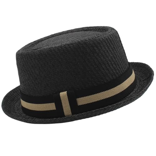 ZNJAMN Zylinder Männer Frauen Klassische Strohhüte Fedora Sonnenhüte Trilby Caps FüR Party(Color2) von ZNJAMN