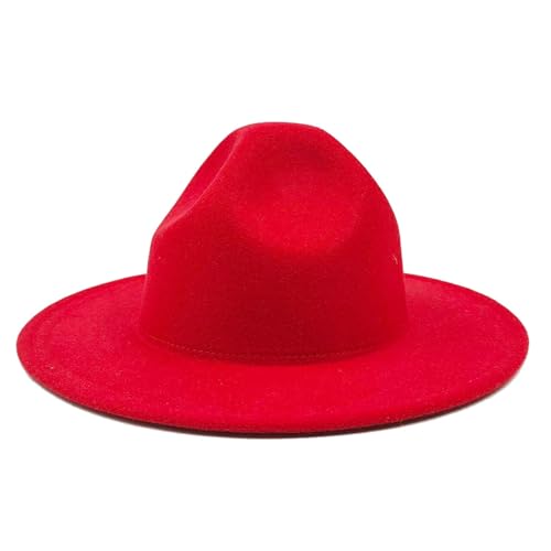 ZNJAMN Zylinder Ranger-Hut, hoch, Fedora-Hut for Männer und Frauen, Vintage-Stil FüR Party(Color7) von ZNJAMN