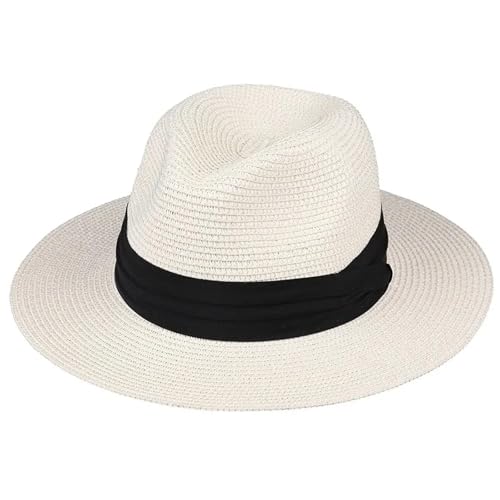 ZNJAMN Zylinder Sommer-Sonnenhut, Unisex-Outdoor-Strandhut, Strohhut, Flachhut FüR Party(Color5) von ZNJAMN
