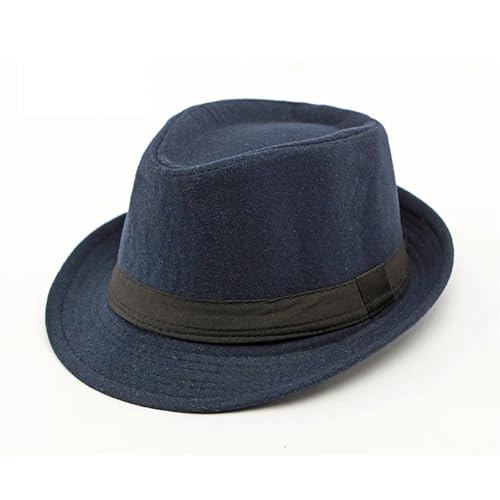 ZNJAMN Zylinder Unisex Filz Jazz Hüte Männer Eimer Hut Wolle Fedoras Herbst Winter Herren Caps FüR Party(Color5) von ZNJAMN