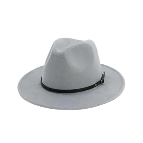 ZNJAMN Zylinder Vintage Breite Krempe Hut Filz Jazz Cap Reise Hüte Frau Geschenke FüR Party(Color2) von ZNJAMN