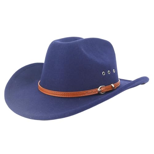 ZNJAMN Zylinder Western Cowboyhut for Männer Vintage Fascinator Hochzeit Party Elegante Damenhüte FüR Party(Color3) von ZNJAMN
