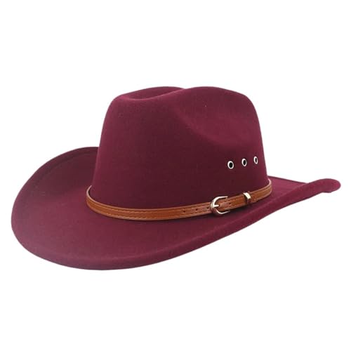 ZNJAMN Zylinder Western Cowboyhut for Männer Vintage Fascinator Hochzeit Party Elegante Damenhüte FüR Party(Color6) von ZNJAMN