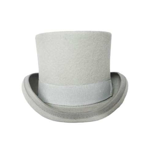 ZNJAMN Zylinder Zylinderhut aus Wollfilz for Männer und Frauen FüR Party(Color4,M) von ZNJAMN