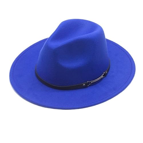 Zylinder Fedora-Hut for Herren, universeller, einfarbiger for und Damen, breite Krempe, Jazzhut FüR Party(Color5) von ZNJAMN