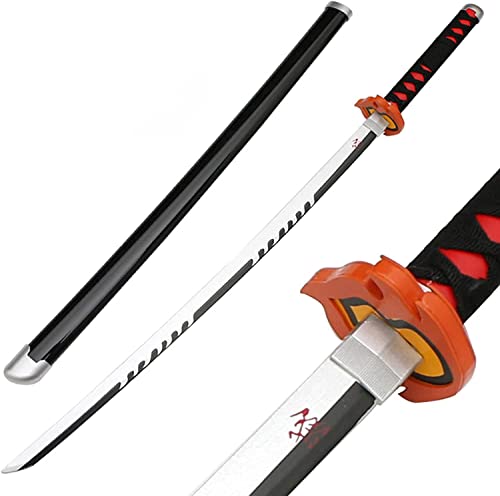 ZNLVZSH Demon Klinge Holz Samurai Schwert, Anime Cosplay Ninja Sword Requisiten, für Slayer Fans Weihnachten oder Geburtstag Anime Liebhaber Dekorative Spielzeug, 41 Zoll, Kamado Tanjirou 3 ZNLVZSH Demon Klinge Holz Samurai Schwert, Anime Cosplay Ninja Sword Requisiten, für Slayer Fans Weihnachten oder Geburtstag Anime Liebhaber Dekorative Spielzeug, 41 Zoll, Kamado Tanjirou 3 von ZNLVZSH