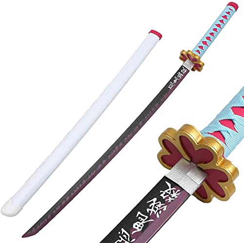 ZNLVZSH Demon Klinge Holz Samurai Schwert, Anime Cosplay Ninja Sword Requisiten, für Slayer Fans Weihnachten oder Geburtstag Anime Liebhaber Dekorative Spielzeug, 41 Zoll, Kanroji Mitsuri ZNLVZSH Demon Klinge Holz Samurai Schwert, Anime Cosplay Ninja Sword Requisiten, für Slayer Fans Weihnachten oder Geburtstag Anime Liebhaber Dekorative Spielzeug, 41 Zoll, Kanroji Mitsuri von ZNLVZSH