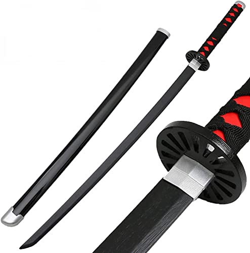ZNLVZSH Demon Slayer Klinge Holz Samurai Schwert, Anime Cosplay Ninja Sword Requisiten, für Fans Weihnachten oder Geburtstag Anime Liebhaber Dekorative Spielzeug, 41 Zoll, Kamado Tanjirou 2 ZNLVZSH Demon Slayer Klinge Holz Samurai Schwert, Anime Cosplay Ninja Sword Requisiten, für Fans Weihnachten oder Geburtstag Anime Liebhaber Dekorative Spielzeug, 41 Zoll, Kamado Tanjirou 2 von ZNLVZSH
