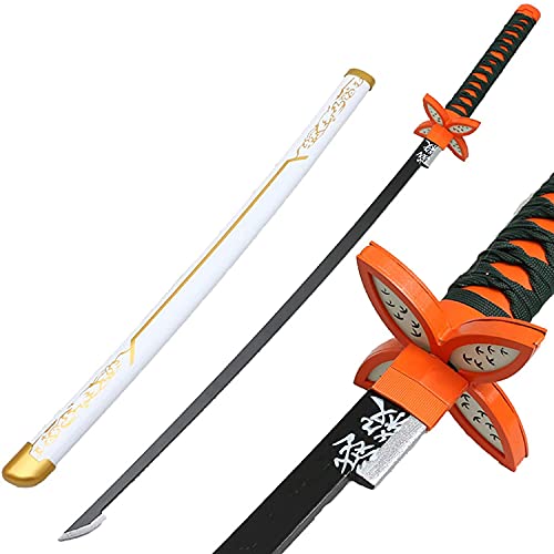 ZNLVZSH Demon Slayer Klinge Holz Samurai Schwert, Anime Cosplay Ninja Sword Requisiten, für Fans Weihnachten oder Geburtstag Anime Liebhaber Dekorative Spielzeug, 41 Zoll, Kochou Shinobu ZNLVZSH Demon Slayer Klinge Holz Samurai Schwert, Anime Cosplay Ninja Sword Requisiten, für Fans Weihnachten oder Geburtstag Anime Liebhaber Dekorative Spielzeug, 41 Zoll, Kochou Shinobu von ZNLVZSH