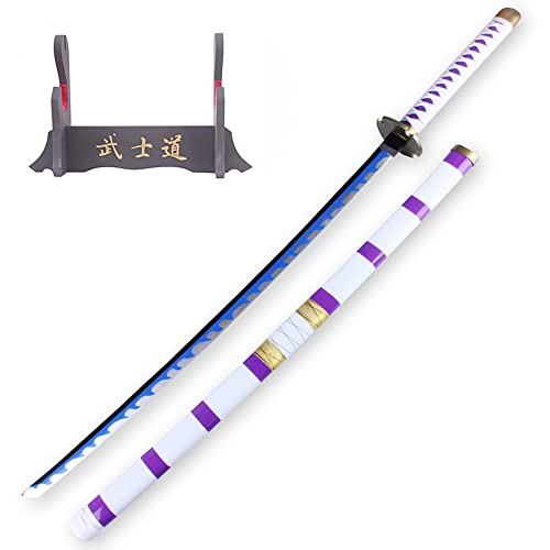ZNLVZSH Roronoa Zoro Schwert für Einteilige Anime Cosplay Blade Sword, handgemachte Halloween Prop Holz Modell Schwert Ninja Waffen Schwert Spielzeug für Kinder (Größe: 104cm / 40.9in) von ZNLVZSH