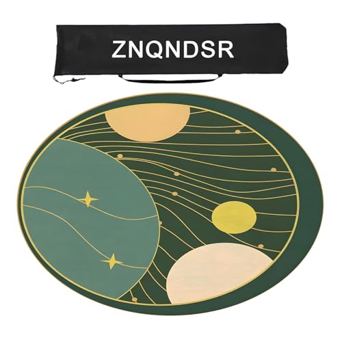 ZNQNDSR Mahjong-Matte Mit Aufbewahrungstasche, Spieltischmatte Für Mahjon Poker, rutschfeste Tischmatte Zur Geräuschreduzierung(90cm/35in) von ZNQNDSR