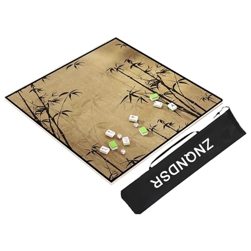 ZNQNDSR Mahjong-Tischmatte Mit Aufbewahrungstasche, Mahjong-Matte Für Mahjong Pai Jiu Poker, Verdicktes, Verdicktes Mahjong-Pad(80cm/31in) von ZNQNDSR