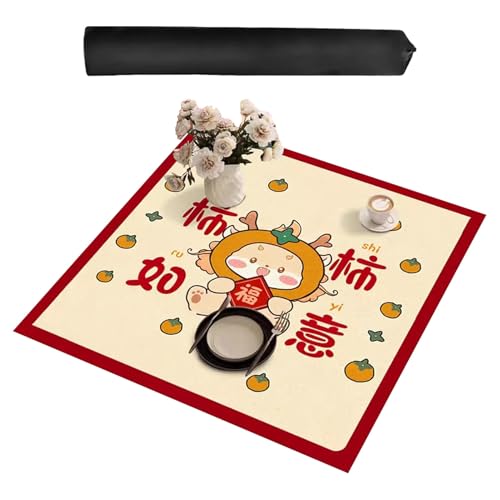 ZNQNDSR Mahjong-Tischmatte Mit Aufbewahrungstasche, Mahjong-Spielmatte Für Mahjon Poker Square Mahjong Tischunterlage(80cm/31in) von ZNQNDSR