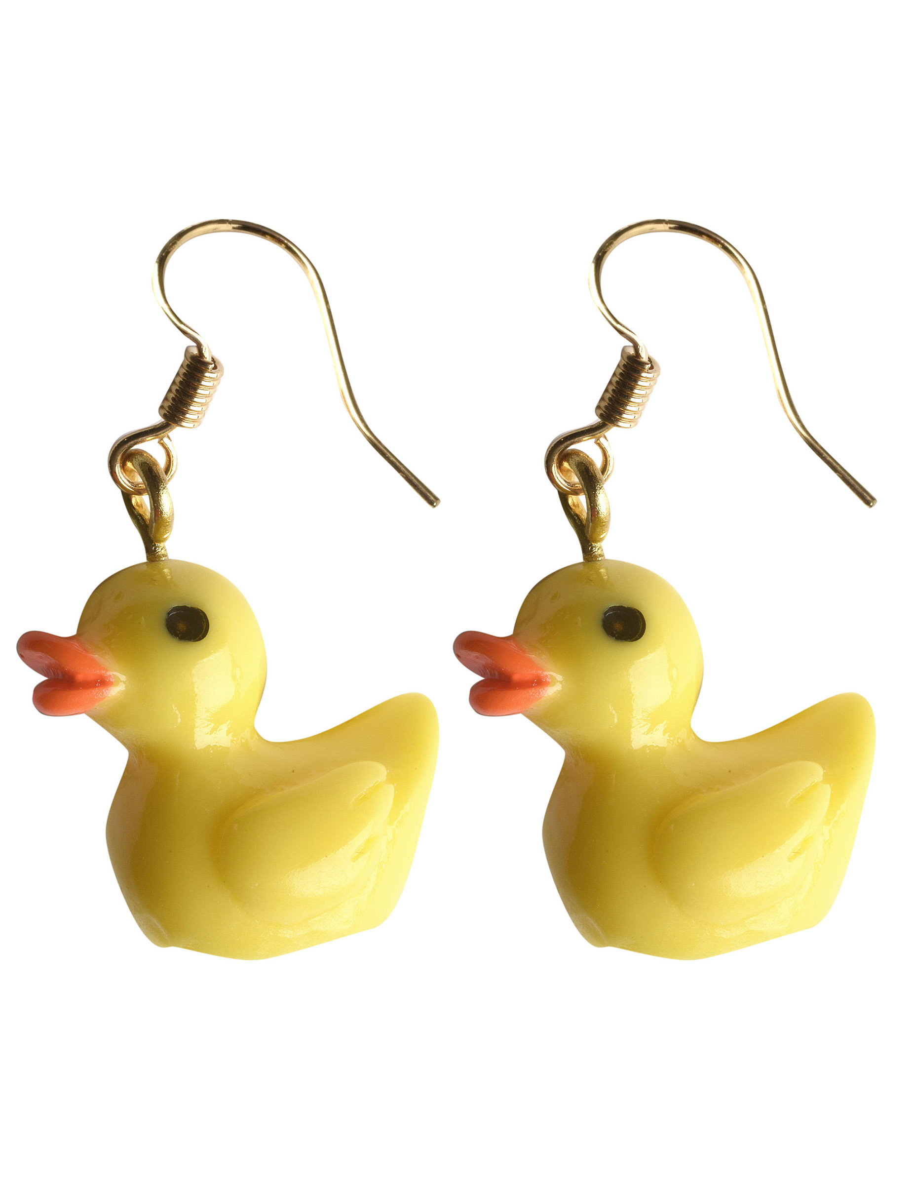 Enten-Ohrringe Sommer-Accessoire für Damen gelb von ZOELIBAT