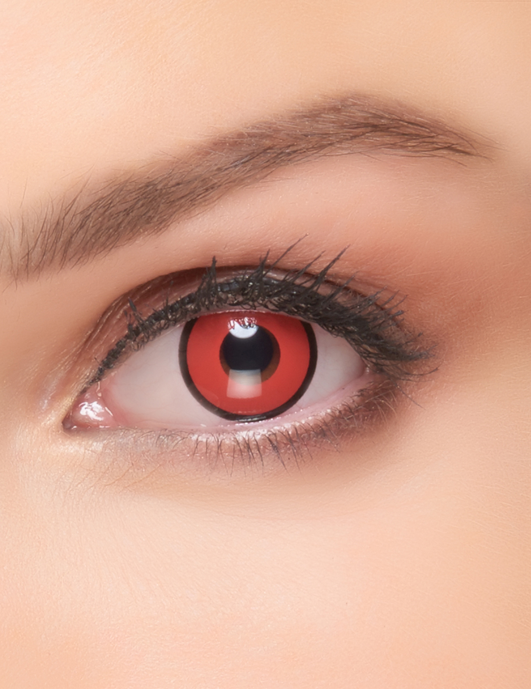 Kontaktlinsen Manson rot-schwarz von ZOELIBAT