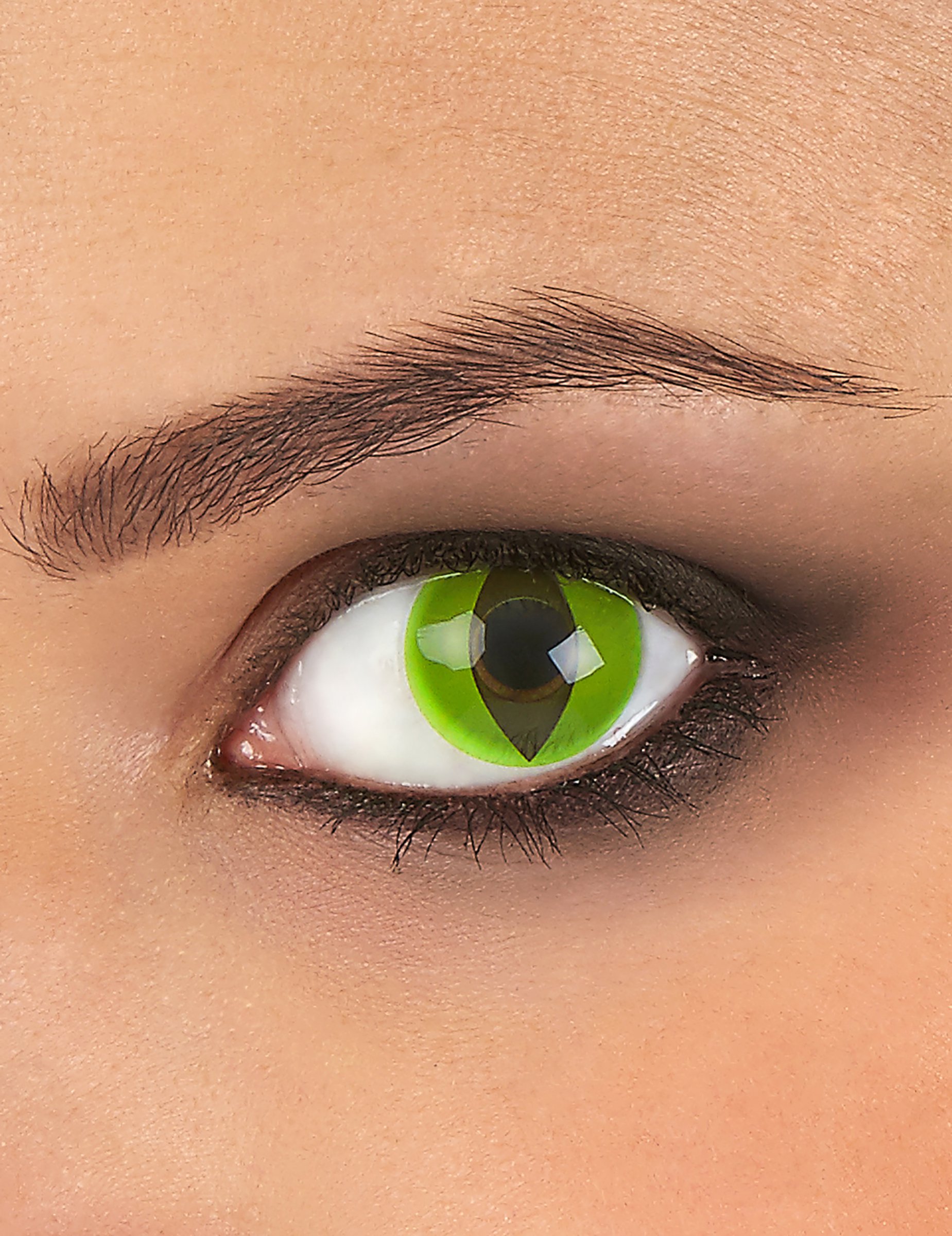 Kontaktlinsen Schlange grün-schwarz von ZOELIBAT