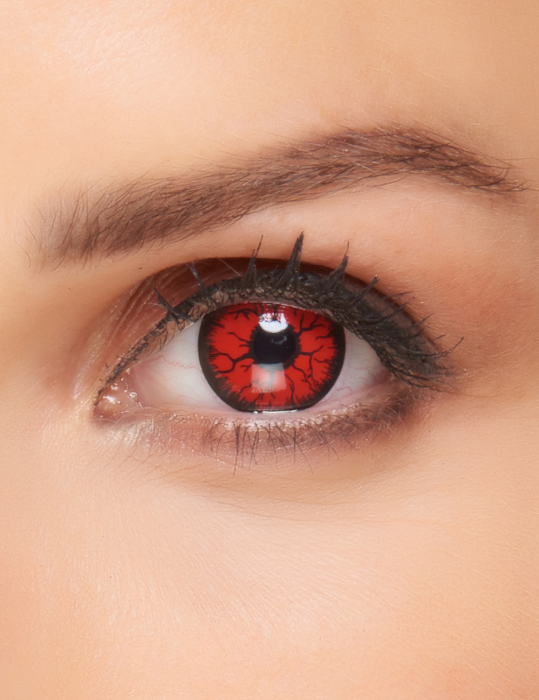 Motivlinsen Kontaktlinsen Teufel rot von ZOELIBAT
