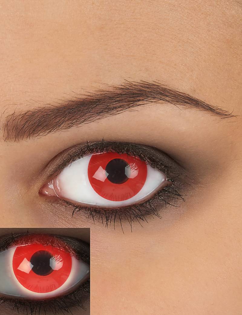 UV Kontaktlinsen rot von ZOELIBAT